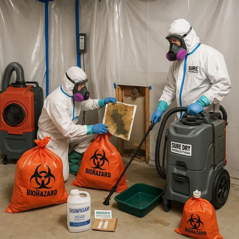 Contaminated Water Handling Protocols process in Roxana, IL